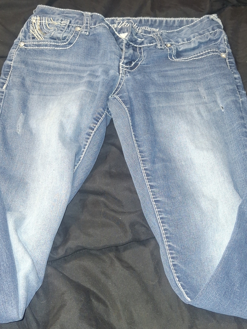 Vigoss Women's Light Blue Faded Skinny Jeans